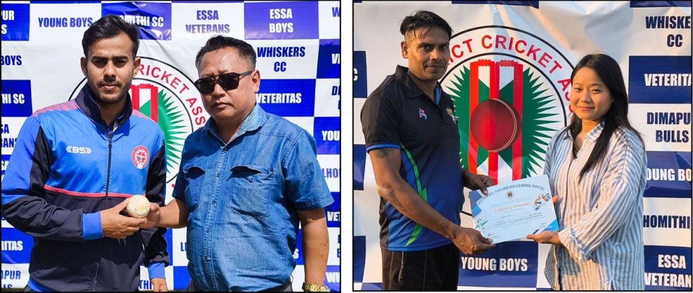 The ‘Man of the Match’ title winners on the second day of the 3rd edition of the Late I Pihoto Awomi Inter Club Champions Trophy on March 4.